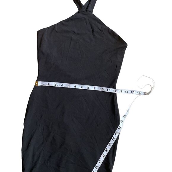 Naked Wardrobe Halter Minidress In Black Size L - Picture 8 of 10